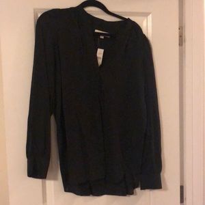 Loft Black 3 quarter sleeve shirt